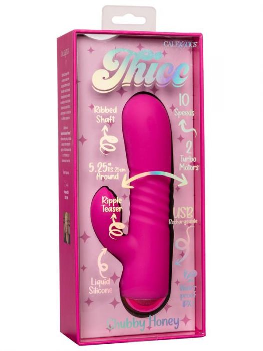 Thicc Chubby Honey Rabbit Vibrator - Femplay