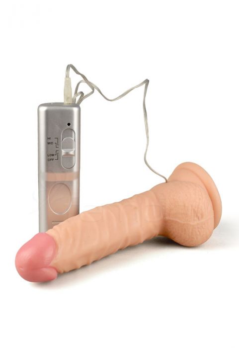 Dildos | Real Extreme - 6 Inch Vibrating Dildo with Suction Cup | Femplay  Sex Toys