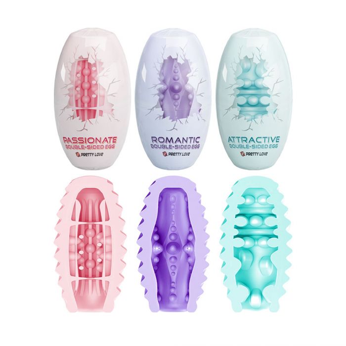 Pretty Love Double Sided Masturbation Egg - Femplay - Bottom Draw