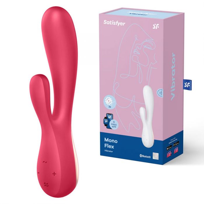 Satisfyer Mono Flex App Controlled Rabbit Vibrator - Femplay - Rechargeable Rabbit  Vibrators