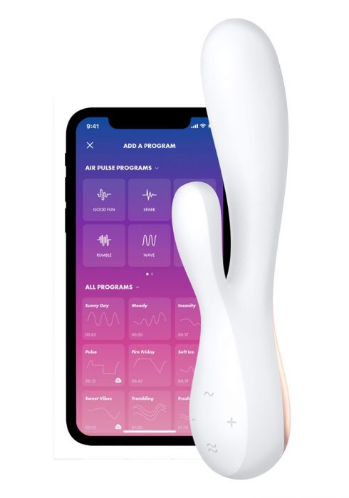 Satisfyer Mono Flex App Controlled Rabbit Vibrator - Femplay - Rechargeable Rabbit  Vibrators