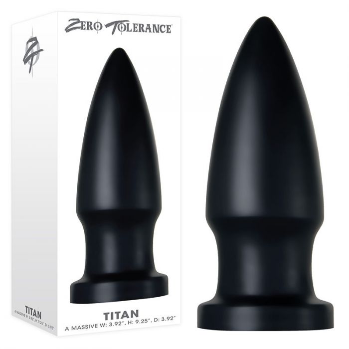 Zero Tolerance The Titan Giant Butt Plug - Femplay - Bottom Draw