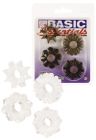 Basic Essentials - Set of 4 Cock Rings