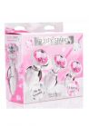 Booty Sparks Glass Butt Plug Set (Pink Gem)
