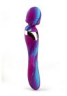 Colourful Camo - Beja 2-in-1 Wand Vibrator (Blue)