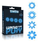 Lumino Play - Glow-in-the Dark Cock Ring Set (4-Pack)