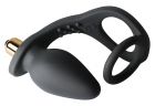 Rocks Off - RO-ZEN Cock Ring with Anal Plug (Black)