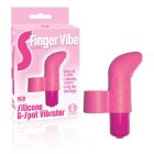 S-Finger Silicone G-Spot Vibe (Pink)