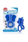 Screaming O - Monarch - Butterfly Vibe Cock Ring (Blue)