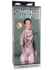 Owen Gray 9 Inch Silicone Cock with Removable Vac U Lock Suction Cup