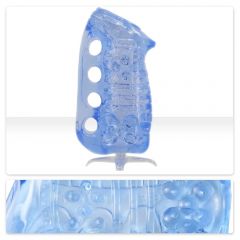 Fleshskins Grip by Fleshlight Blue Ice in Case