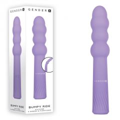 Gender X Bumpy Ride Flexible Vibrator with Box