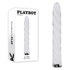 Playboy Pleasure - In a Twist Glass Vibrator