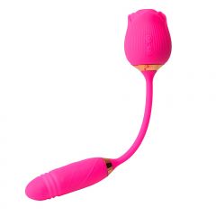Pink Pussycat - Thrusting Rose Vibrator