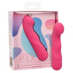 Pixies Liquid Silicone Vibrator Curvy with Packaging