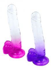 Playful Riders 8 in. Cock with Balls