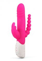 Rabbit Essentials Rechargable Double Penetration Rabbit