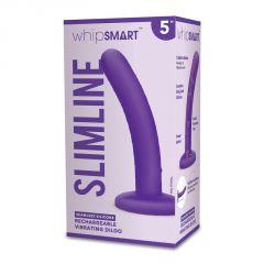 WhipSmart - 5 Inch Slimline Rechargeable Vibrating Dildo